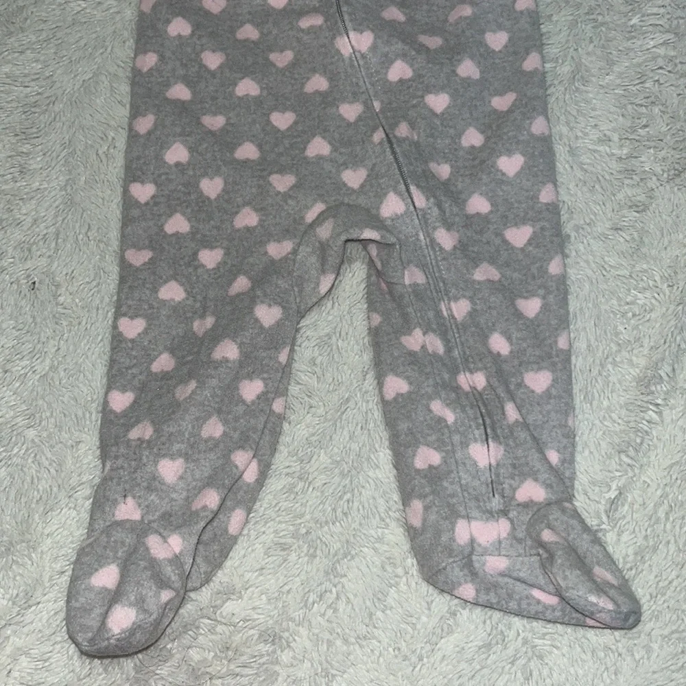 carters 3-6 months fuzzy cat footie / sleeper 🐱 - Picture 3 of 4
